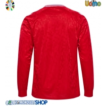 Maglie da calcio Danimarca Prima Maglia Europei 2024 Manica Lunga